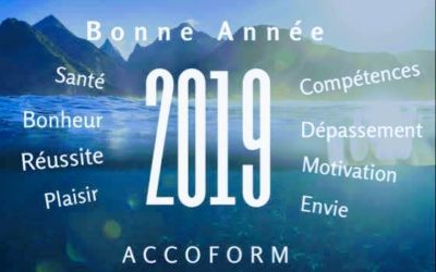 Accoform vous souhaite une très belle année 2019