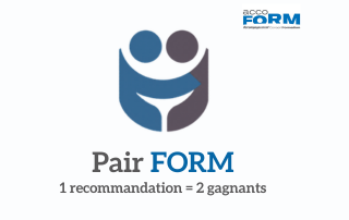 accoFORM lance PairFORM, sa première opération de parrainage